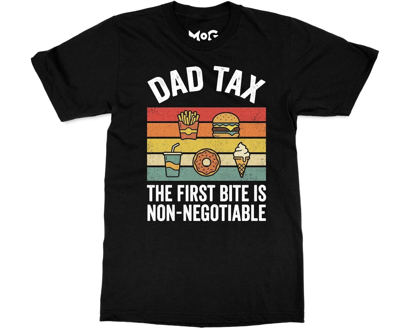Foodie Dad Tax Cartoon T-shirt Funny Snack Stealing Shirt Fathers Day Gift Tee Unisex T-shirt, Sweatshirt, Hoodie, Long Sleeve Tee - T-Shirt, Sweatshirt, Hoodie