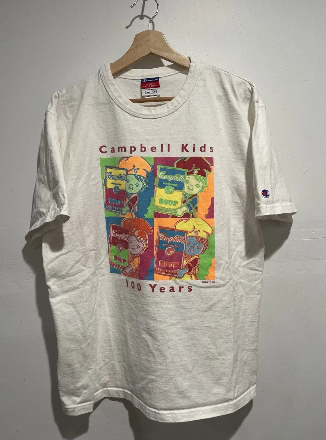 VINTAGE ANDY WARHOL CAMPBELL'S POP ART T SHIRT M - ROY LICHTENSTEIN KEITH HARING Unisex T-shirt, Sweatshirt, Hoodie, Long Sleeve Tee - T-Shirt, Sweatshirt, Hoodie