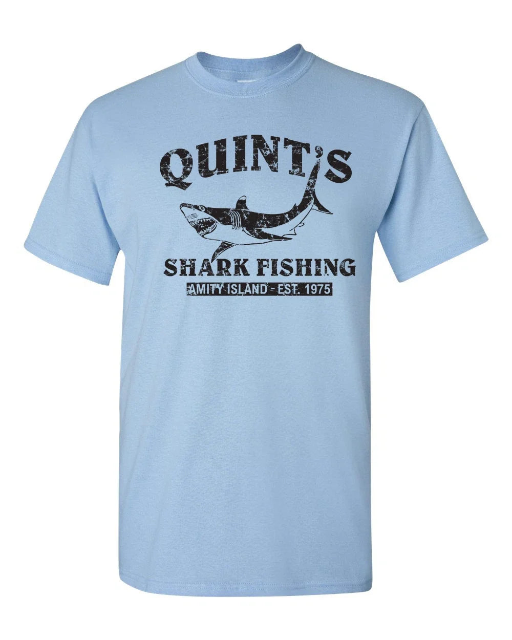 QUINT'S SHARK FISHING Jaws RETRO Amity SHARK Week BLACK PRINT MenTee Shirt 1412 Unisex T-shirt, Sweatshirt, Hoodie, Long Sleeve Tee - T-Shirt, Sweatshirt, Hoodie