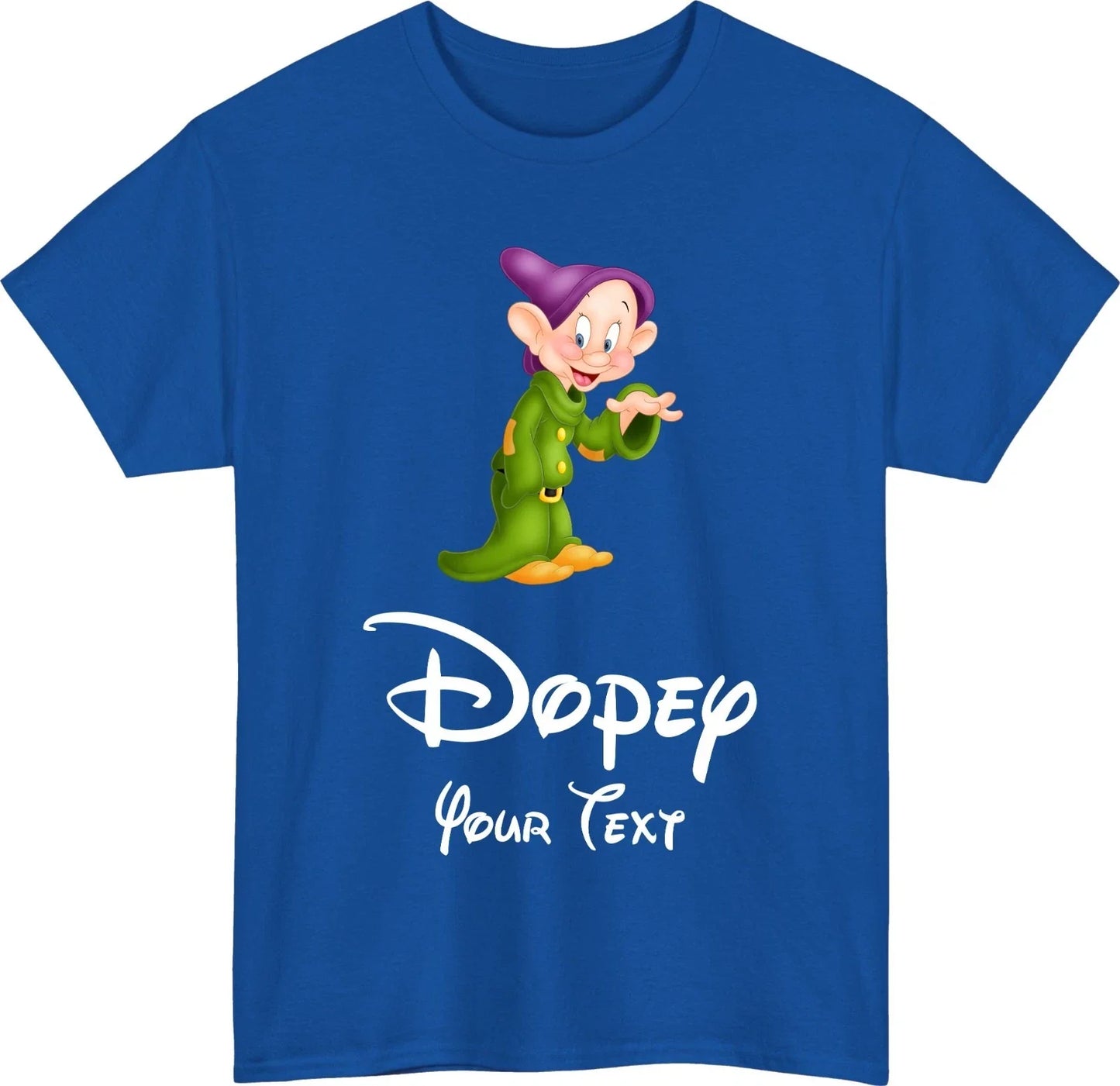 Personalised Seven Dwarfs T-Shirt Dwarf Custom Name Adults & Kids Gift Tee Top Unisex T-shirt, Sweatshirt, Hoodie, Long Sleeve Tee - T-Shirt, Sweatshirt, Hoodie