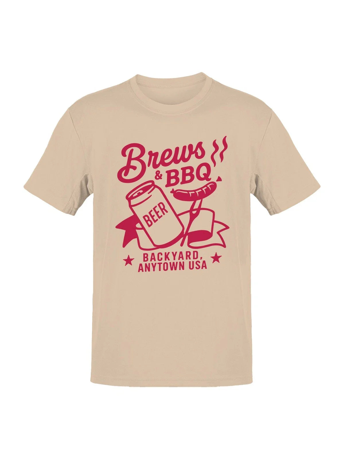 Backyard Brews & BBQ Fun Men's T-shirt Unisex T-shirt, Sweatshirt, Hoodie, Long Sleeve Tee - T-Shirt, Sweatshirt, Hoodie