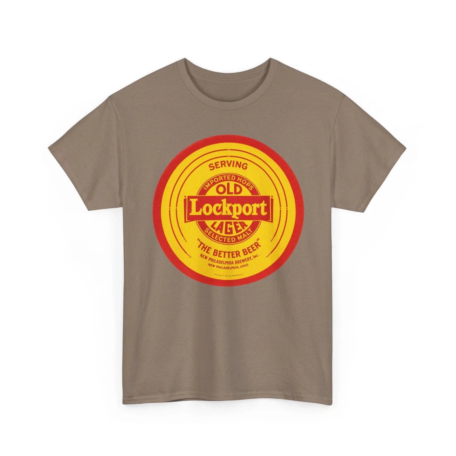 Old Lockport Lager New Philadelphia Brewery OH Pre-Pro Beer Retro T-Shirt Unisex T-shirt, Sweatshirt, Hoodie, Long Sleeve Tee - T-Shirt, Sweatshirt, Hoodie