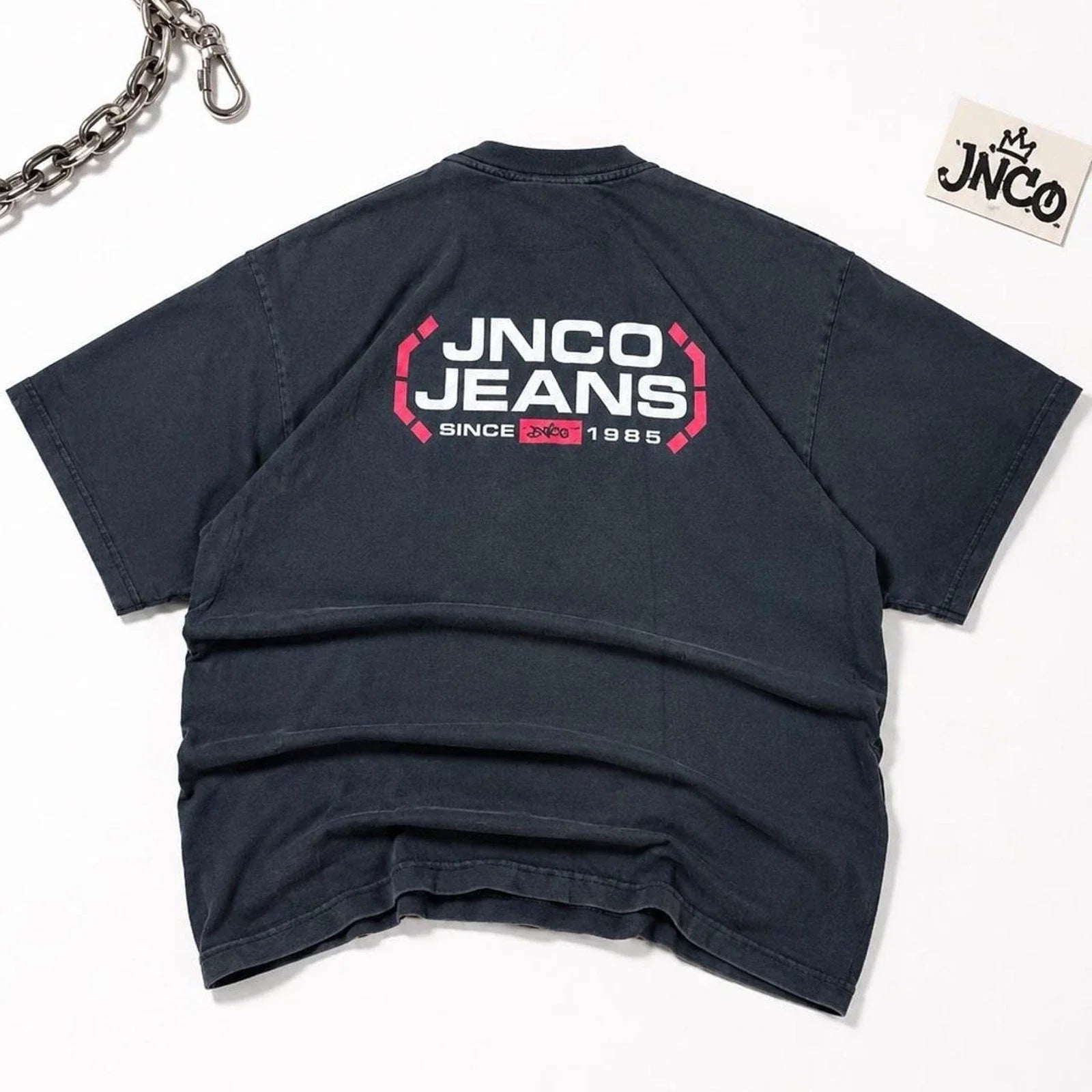 Rare Vintage JNCO USA Made Boxy Graphic T Shirt XL Y2K Skate Unisex T-shirt, Sweatshirt, Hoodie, Long Sleeve Tee - T-Shirt, Sweatshirt, Hoodie