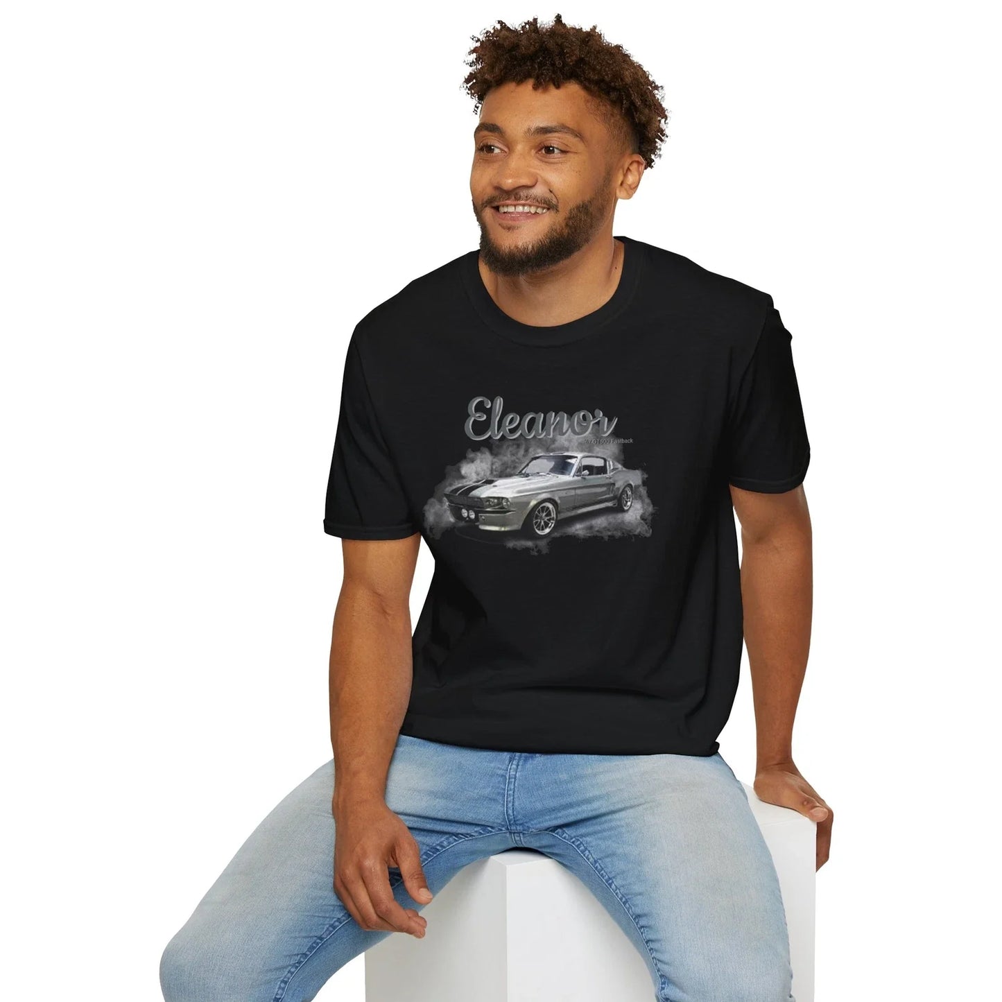 Cool "Eleanor '67 GT500 Fastback" Unisex Softstyle T-Shirt Unisex T-shirt, Sweatshirt, Hoodie, Long Sleeve Tee - T-Shirt, Sweatshirt, Hoodie