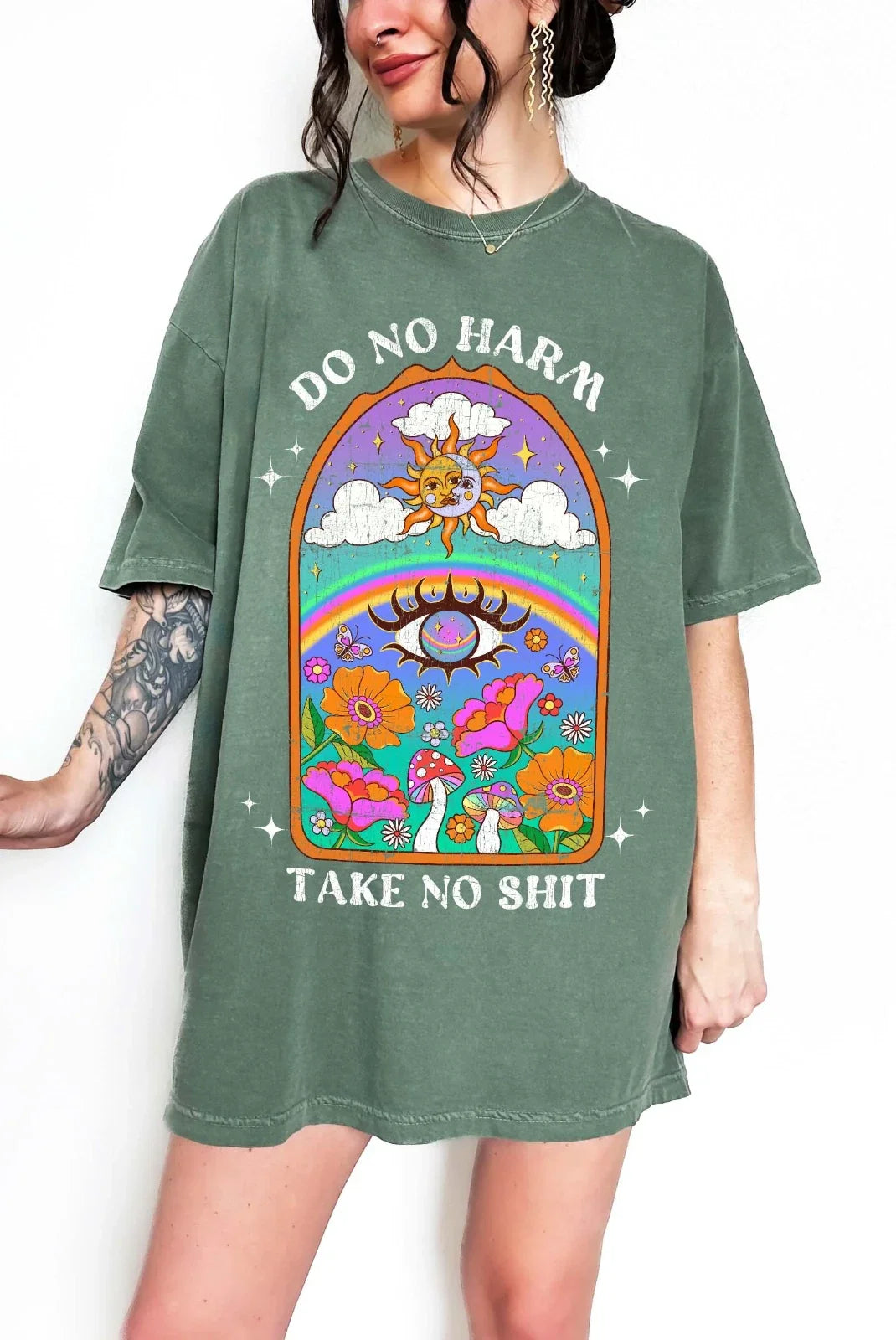Do No Harm Take No Mess Shirt Bold Quote Graphic Statement Tee Unisex T-shirt, Sweatshirt, Hoodie, Long Sleeve Tee - T-Shirt, Sweatshirt, Hoodie