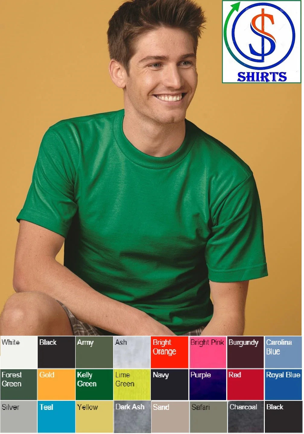Bayside - USA-Made Short Sleeve T-Shirt 5100 100% cotton S-5XL  Pre-shrunk  SALE Unisex T-shirt, Sweatshirt, Hoodie, Long Sleeve Tee - T-Shirt, Sweatshirt, Hoodie