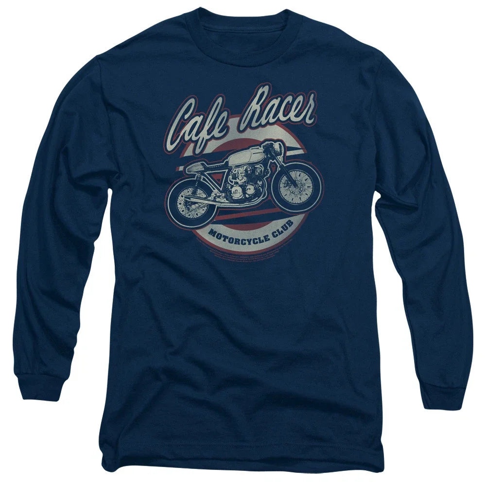 Honda Long Sleeve T-Shirt Cafe Racer Motorcycle Club Navy Tee Unisex T-shirt, Sweatshirt, Hoodie, Long Sleeve Tee - T-Shirt, Sweatshirt, Hoodie