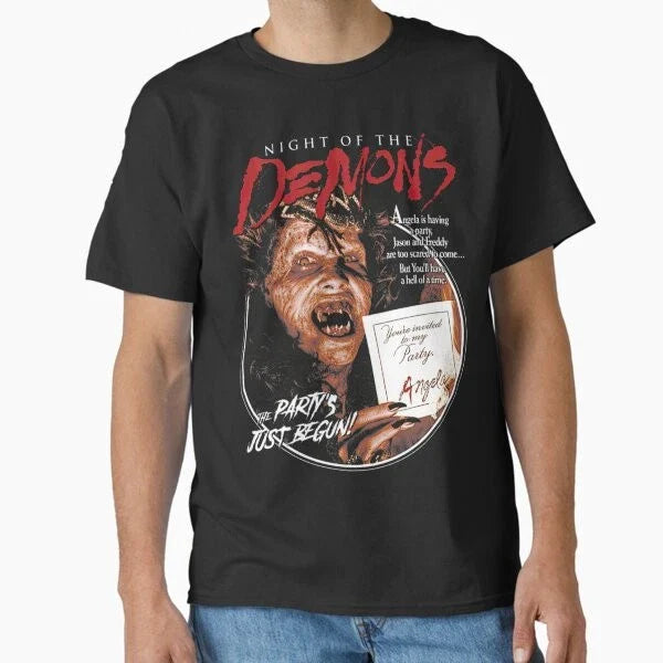 Night Of The Demons, Horror, 80s Horror Classic  Made in USA/AUS T-Shirt S-2XL Unisex T-shirt, Sweatshirt, Hoodie, Long Sleeve Tee - T-Shirt, Sweatshirt, Hoodie