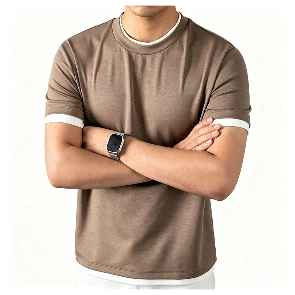 Men's Casual Short Sleeve Polyester Top Loose Fit for Vacation Daily Life Unisex T-shirt, Sweatshirt, Hoodie, Long Sleeve Tee - T-Shirt, Sweatshirt, Hoodie