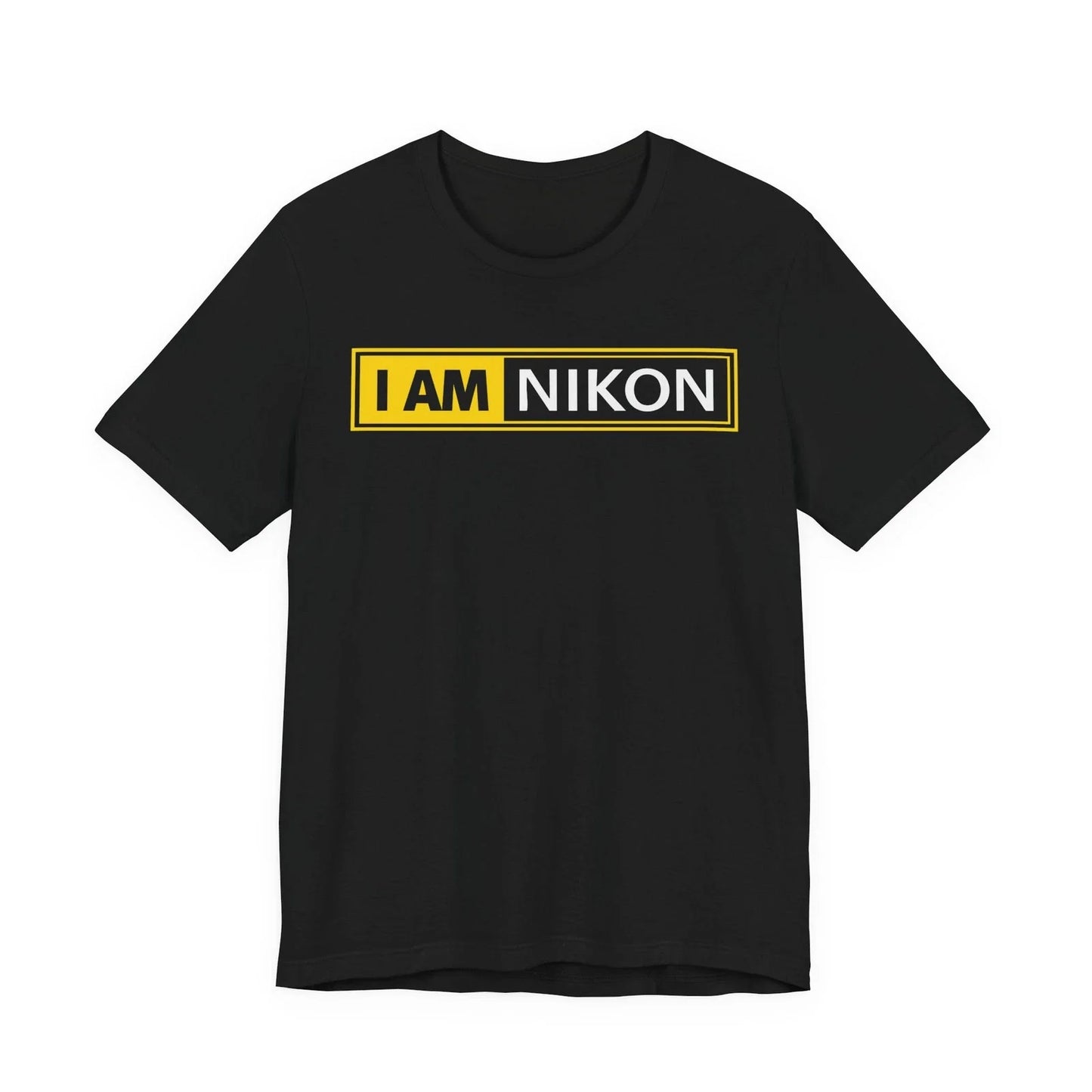 I Am Nikon Camera Logo Unisex T-Shirt Black Navy S-5XL Unisex T-shirt, Sweatshirt, Hoodie, Long Sleeve Tee - T-Shirt, Sweatshirt, Hoodie