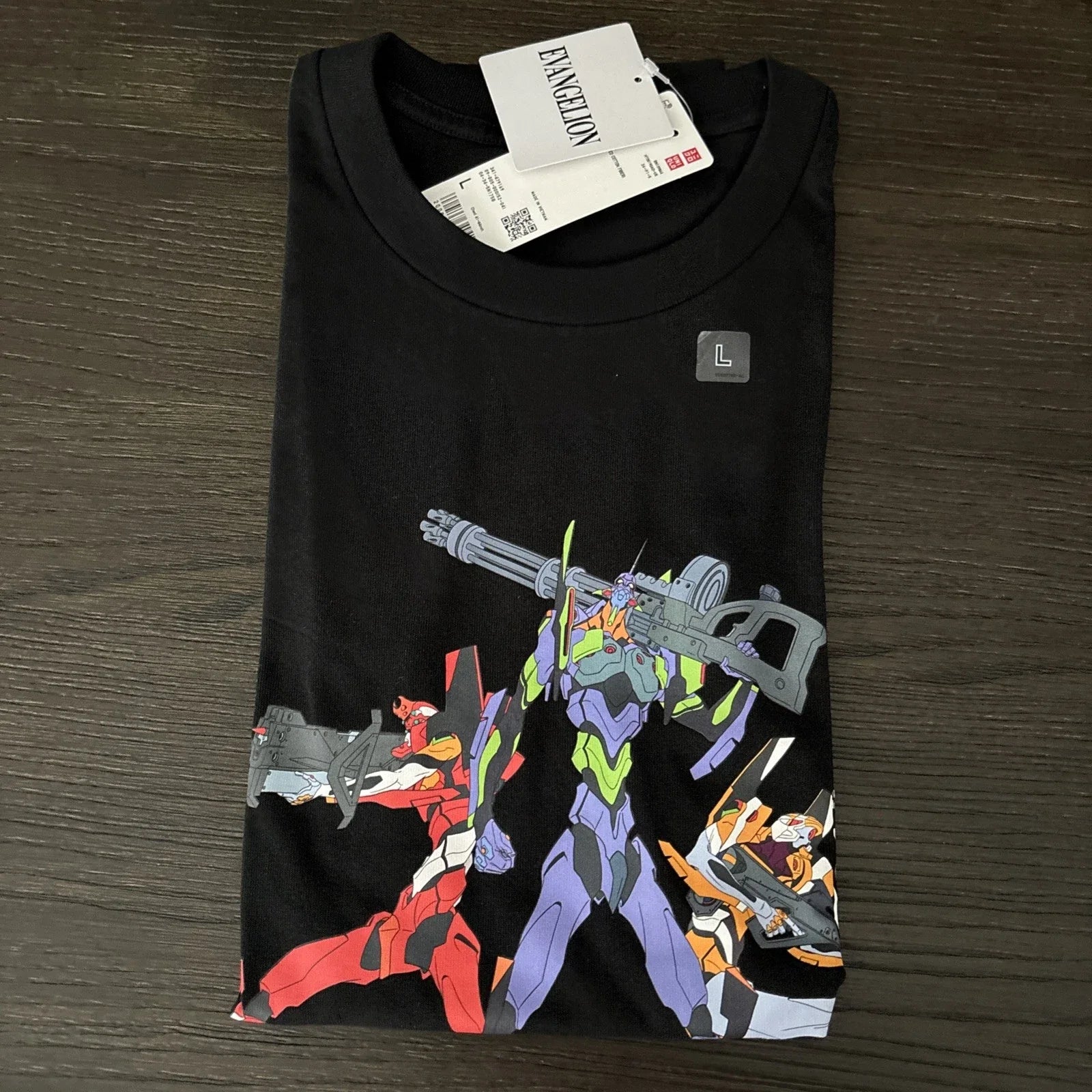 UNIQLO NEON GENESIS EVANGELION BLACK TSHIRT SIZE LARGE NWT (REI ASUKA SHINJI) Unisex T-shirt, Sweatshirt, Hoodie, Long Sleeve Tee - T-Shirt, Sweatshirt, Hoodie