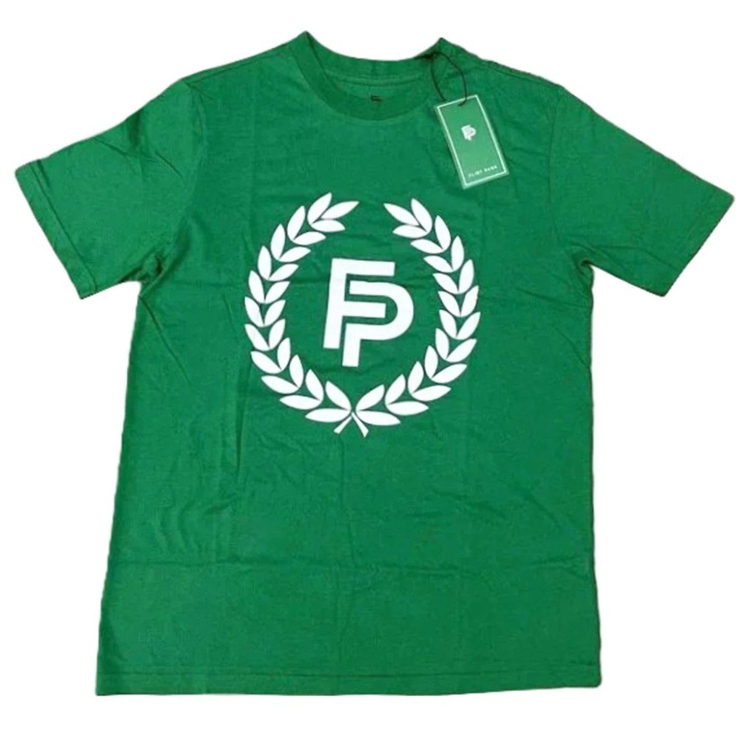 Men's Green Organic Cotton T-Shirt Laurel Wreath Logo XL Unisex T-shirt, Sweatshirt, Hoodie, Long Sleeve Tee - T-Shirt, Sweatshirt, Hoodie