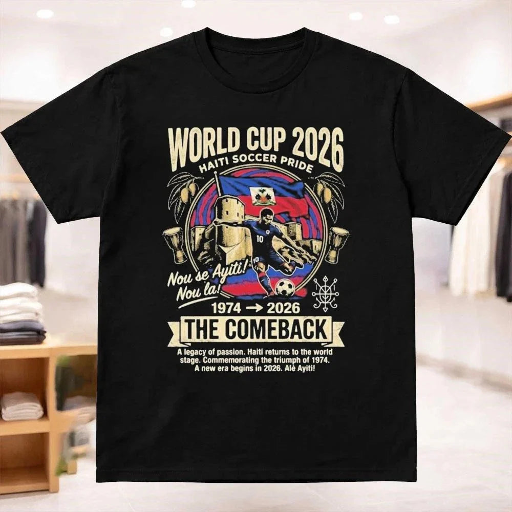 Haiti Soccer Pride The Comeback Shirt Unisex T-shirt, Sweatshirt, Hoodie, Long Sleeve Tee - T-Shirt, Sweatshirt, Hoodie