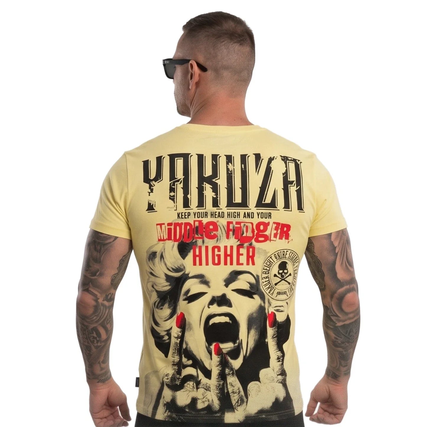 New Yakuza Men's Middle Regular T-Shirt - French Vanilla Unisex T-shirt, Sweatshirt, Hoodie, Long Sleeve Tee - T-Shirt, Sweatshirt, Hoodie