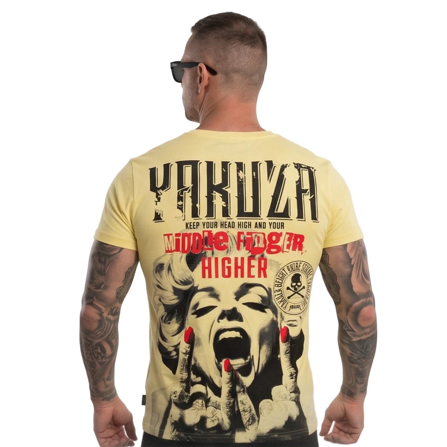 New Yakuza Men's Middle Regular T-Shirt - French Vanilla Unisex T-shirt, Sweatshirt, Hoodie, Long Sleeve Tee - T-Shirt, Sweatshirt, Hoodie