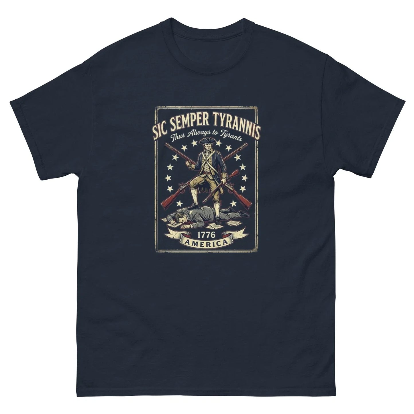 Sic Semper Tyrannis Unisex T-shirt, Sweatshirt, Hoodie, Long Sleeve Tee - T-Shirt, Sweatshirt, Hoodie
