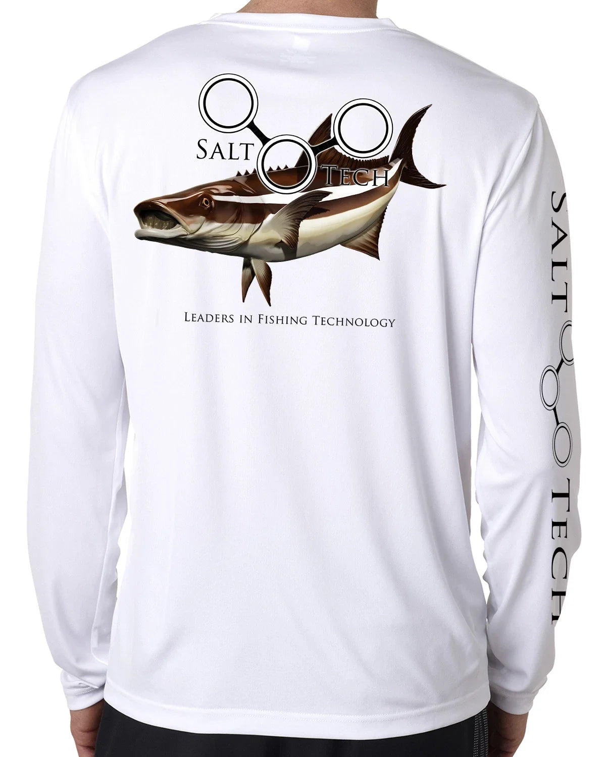 Salt Tech Saltwater microfiber Cobia fishing long sleeve life t shirt 50+ uv Unisex T-shirt, Sweatshirt, Hoodie, Long Sleeve Tee - T-Shirt, Sweatshirt, Hoodie
