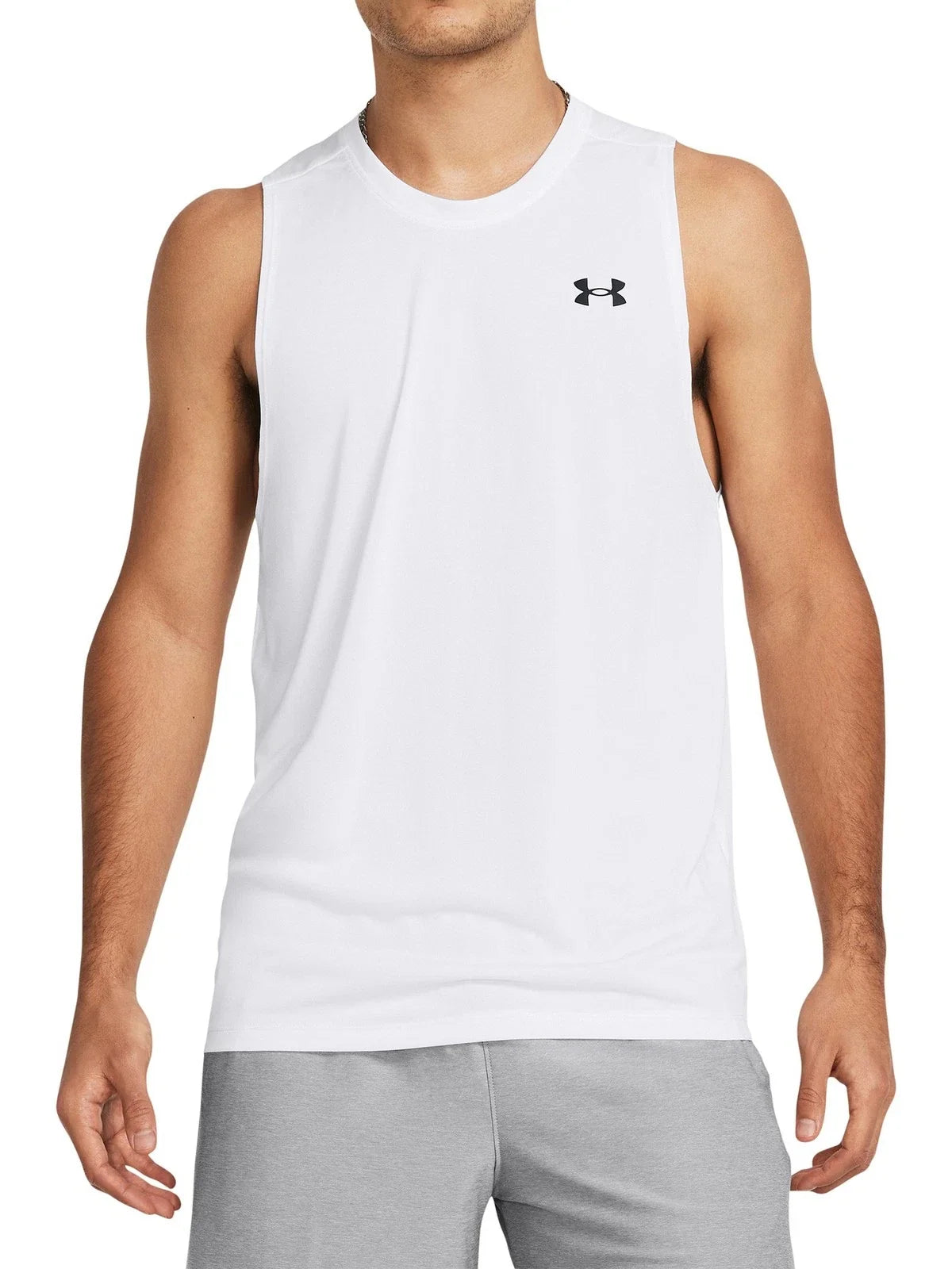 Under Armour Men's Base Tech Vest, White Unisex T-shirt, Sweatshirt, Hoodie, Long Sleeve Tee - T-Shirt, Sweatshirt, Hoodie