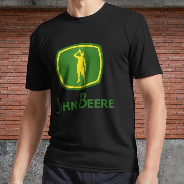 John Beere Funny Beer Lover Camping Gift Logo Men's T-Shirt Funny Size S to 5XL Unisex T-shirt, Sweatshirt, Hoodie, Long Sleeve Tee - T-Shirt, Sweatshirt, Hoodie