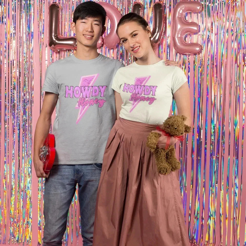 Western Style Unisex Round Neck Short Sleeve T-Shirt  Trendy Casual Graphic Unisex T-shirt, Sweatshirt, Hoodie, Long Sleeve Tee - T-Shirt, Sweatshirt, Hoodie