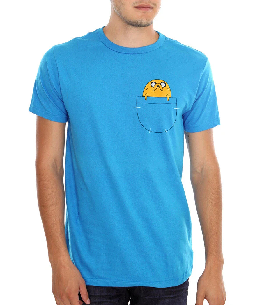 Adventure Time Jake In Pocket T-Shirt Unisex T-shirt, Sweatshirt, Hoodie, Long Sleeve Tee - T-Shirt, Sweatshirt, Hoodie