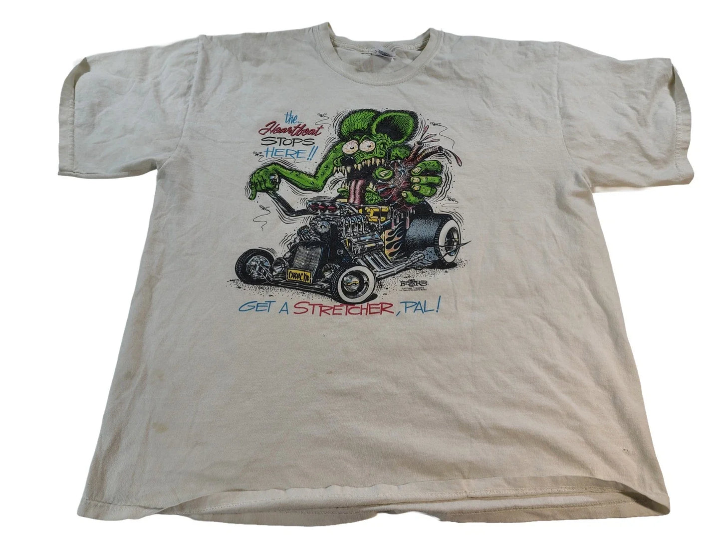 Men's Vintage XL White Short Sleeve Classic Hot Rod Graphic T-Shirt Unisex T-shirt, Sweatshirt, Hoodie, Long Sleeve Tee - T-Shirt, Sweatshirt, Hoodie