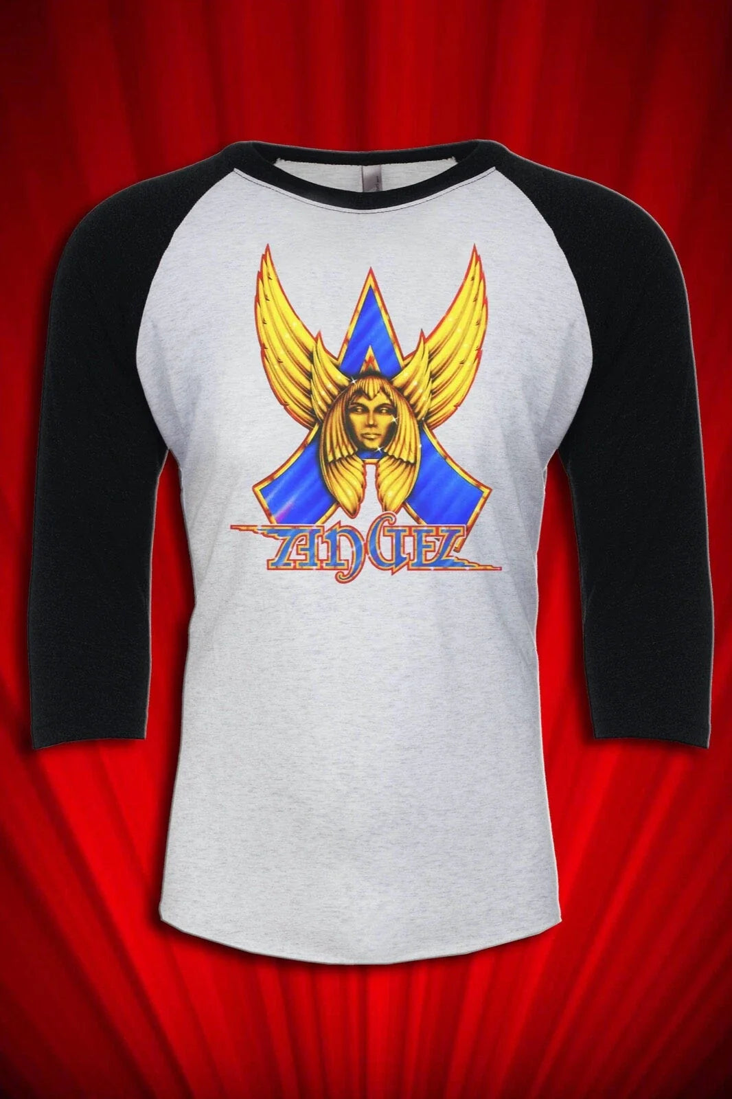 Angel 1977 Vintage Tour Jersey T-SHIRT FREE S&H USA Glam Rock Helluva Band Unisex T-shirt, Sweatshirt, Hoodie, Long Sleeve Tee - T-Shirt, Sweatshirt, Hoodie