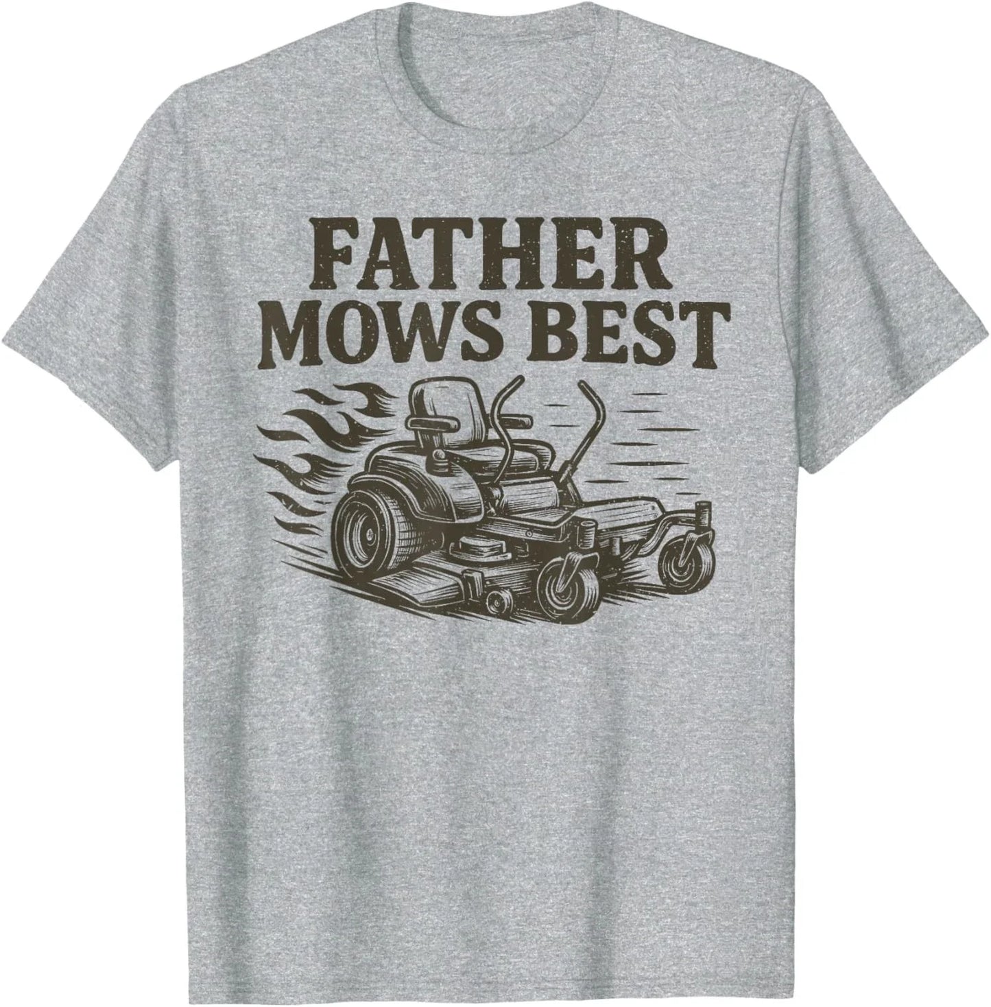 Father Mows Best Funny Fathers Day Dad Jokes T-Shirt Unisex T-shirt, Sweatshirt, Hoodie, Long Sleeve Tee - T-Shirt, Sweatshirt, Hoodie