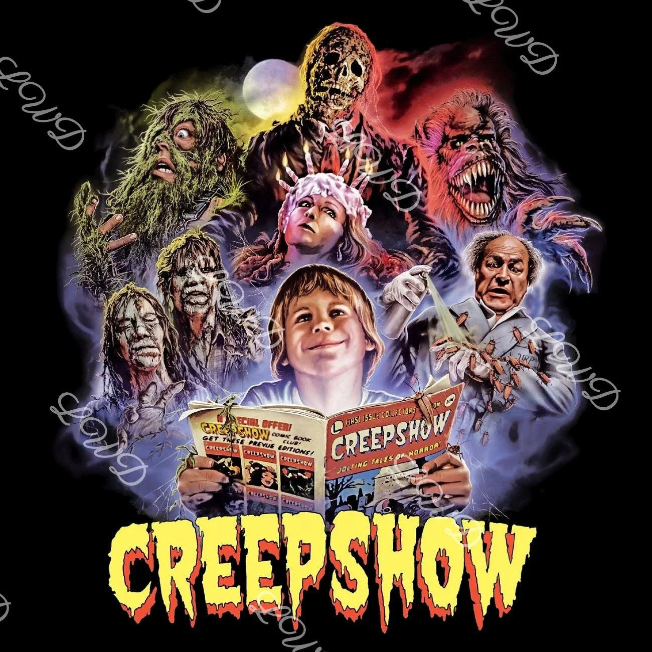 Creepshow T-Shirt | Horror Movie Graphic Art | Stephen King, George Romero Unisex T-shirt, Sweatshirt, Hoodie, Long Sleeve Tee - T-Shirt, Sweatshirt, Hoodie