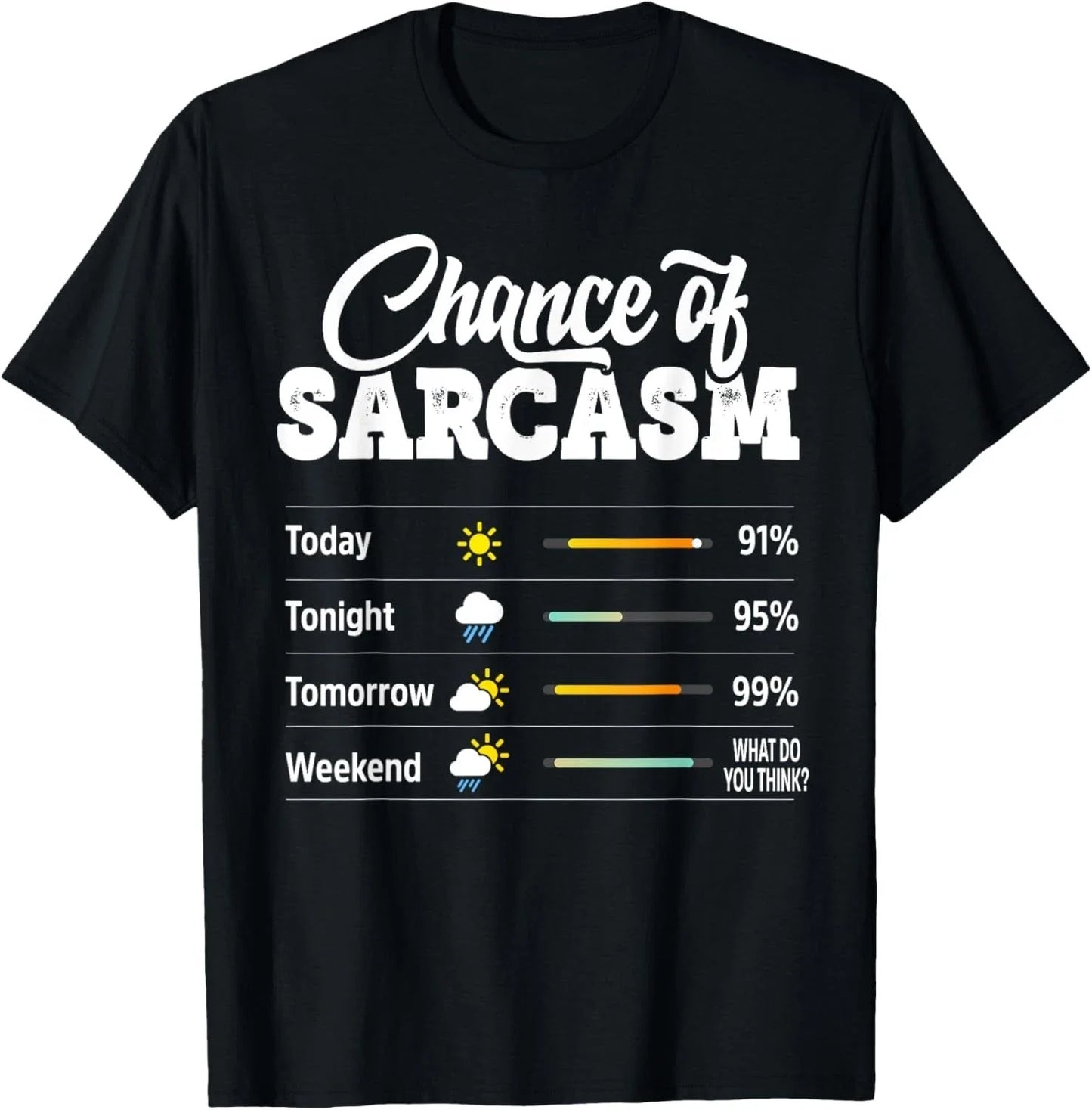 Funny Chance of Sarcasm Humor Fun Sarcastic Mens Women Gift Unisex T-Shirt Unisex T-shirt, Sweatshirt, Hoodie, Long Sleeve Tee - T-Shirt, Sweatshirt, Hoodie