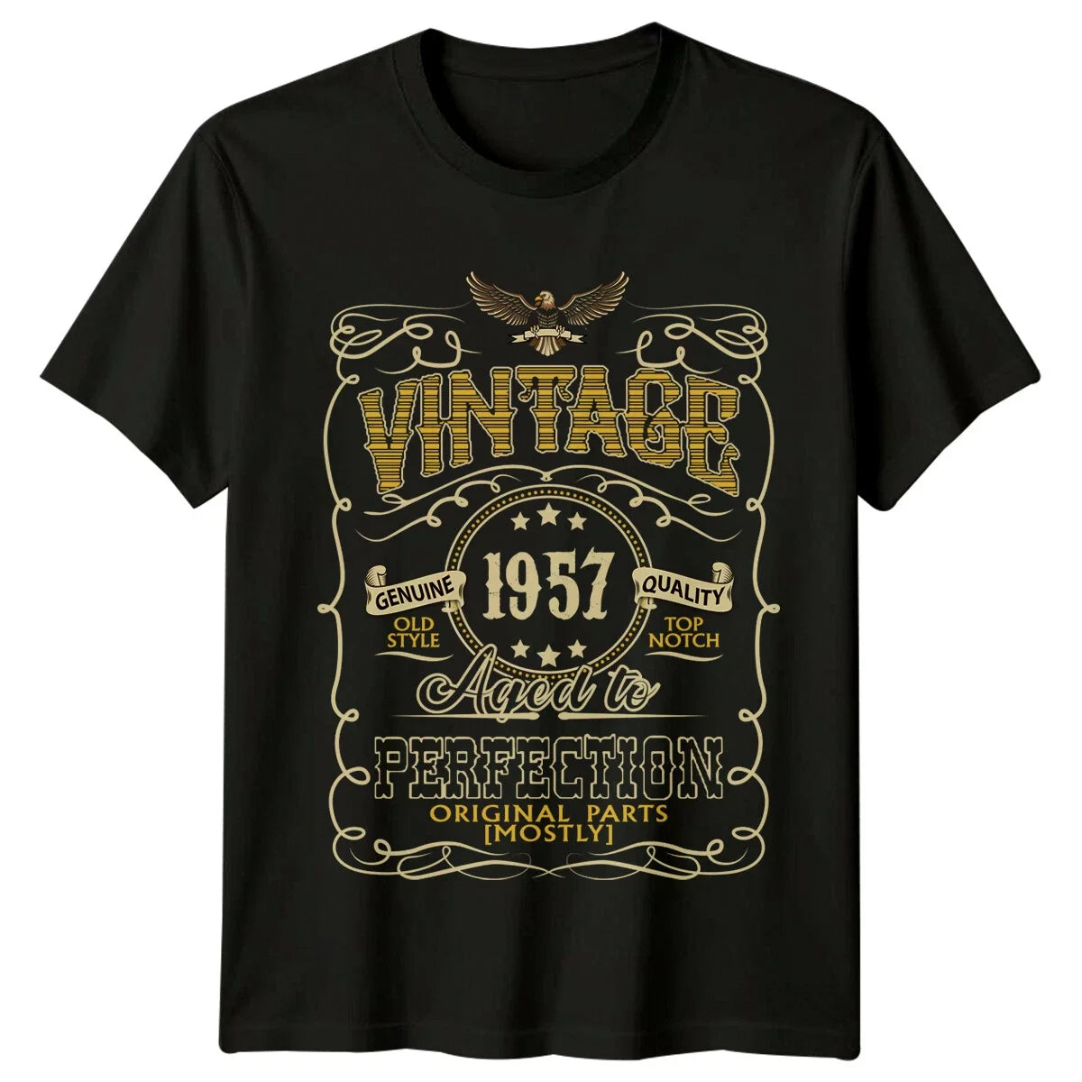 Made In 1957 Mens T Shirt 69th Birthday Gift Aged To Perfection Unisex T-shirt, Sweatshirt, Hoodie, Long Sleeve Tee - T-Shirt, Sweatshirt, Hoodie