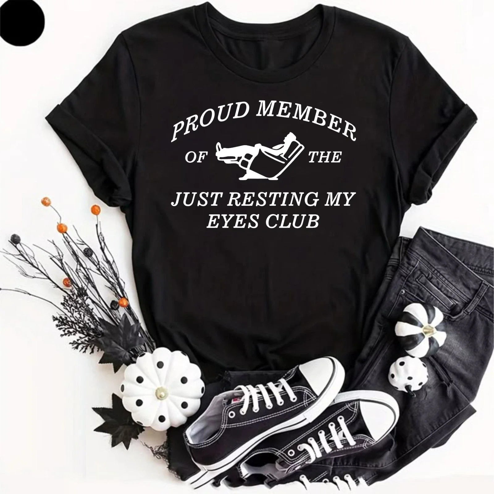 Proud Moment of My Relaxing Eyes Club T-Shirt, Funny Lazy People Gifts Slot Tee Unisex T-shirt, Sweatshirt, Hoodie, Long Sleeve Tee - T-Shirt, Sweatshirt, Hoodie