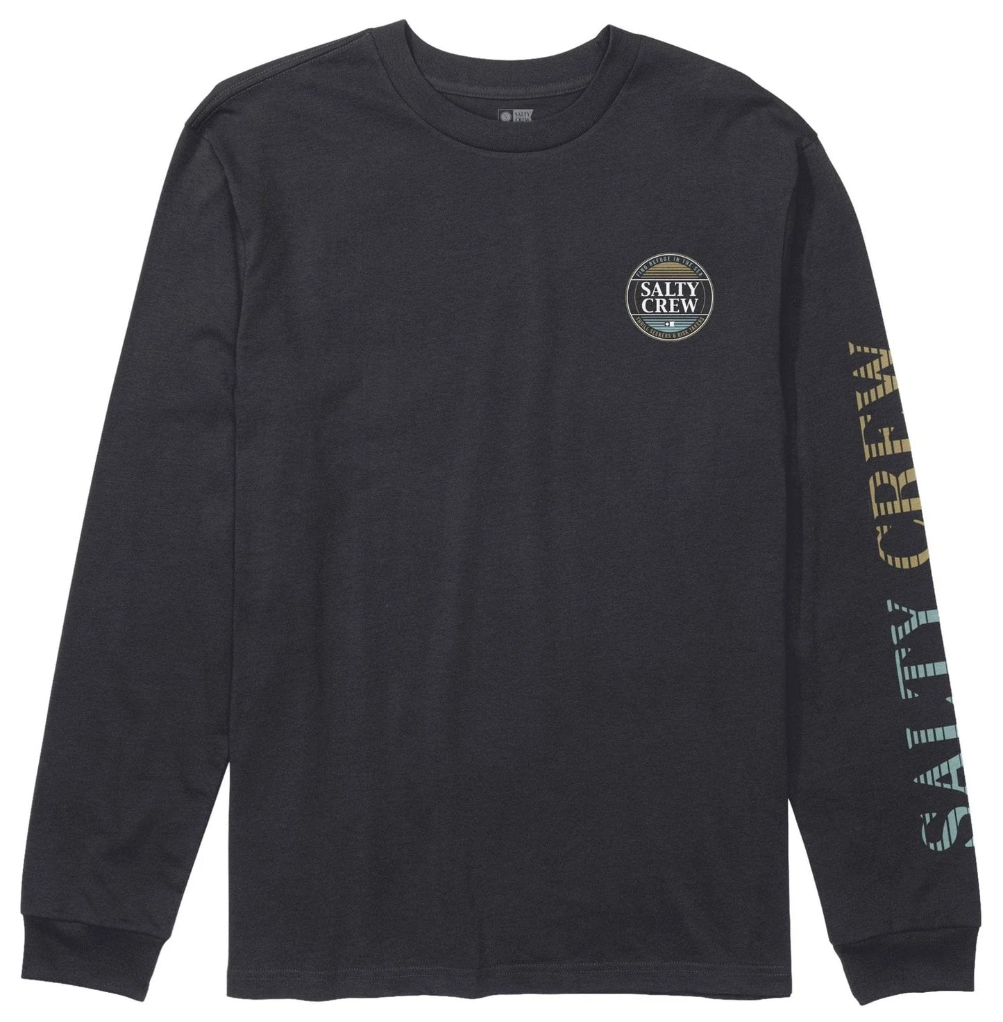 Salty Crew Simple Fade Men's Long Sleeve T-Shirt - Black - New Unisex T-shirt, Sweatshirt, Hoodie, Long Sleeve Tee - T-Shirt, Sweatshirt, Hoodie