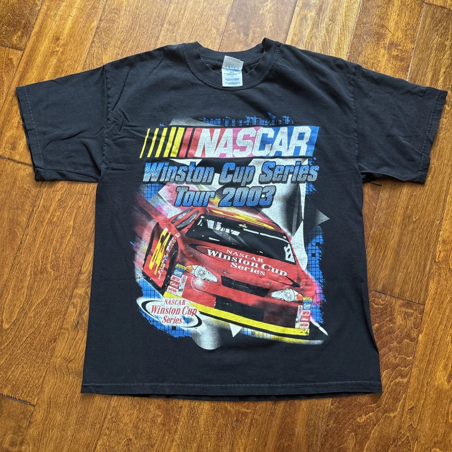 Vintage NASCAR Shirt Large Black Y2K Winston Cup Series Racing Tour 2003 Tee Unisex T-shirt, Sweatshirt, Hoodie, Long Sleeve Tee - T-Shirt, Sweatshirt, Hoodie