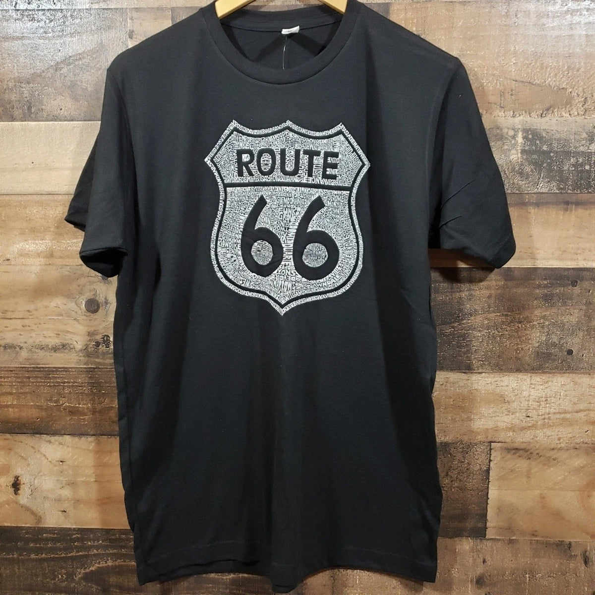 LA Pop NWT major cities along Route 66 graphic short sleeve tshirt men's medium Unisex T-shirt, Sweatshirt, Hoodie, Long Sleeve Tee - T-Shirt, Sweatshirt, Hoodie
