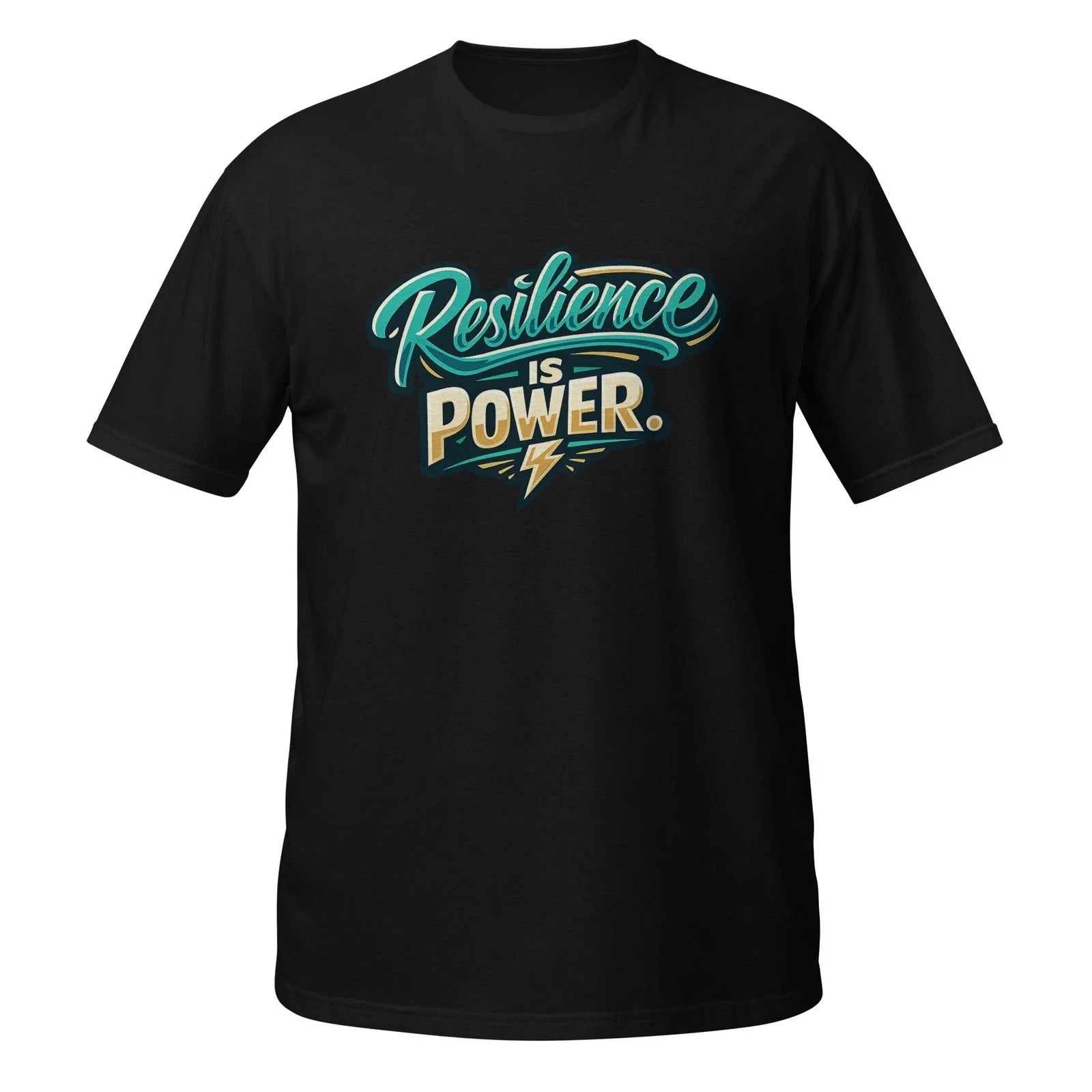 Resilience Is Power Shirt Viral Motivational Quote Modern Typography Tee Unisex T-shirt, Sweatshirt, Hoodie, Long Sleeve Tee - T-Shirt, Sweatshirt, Hoodie