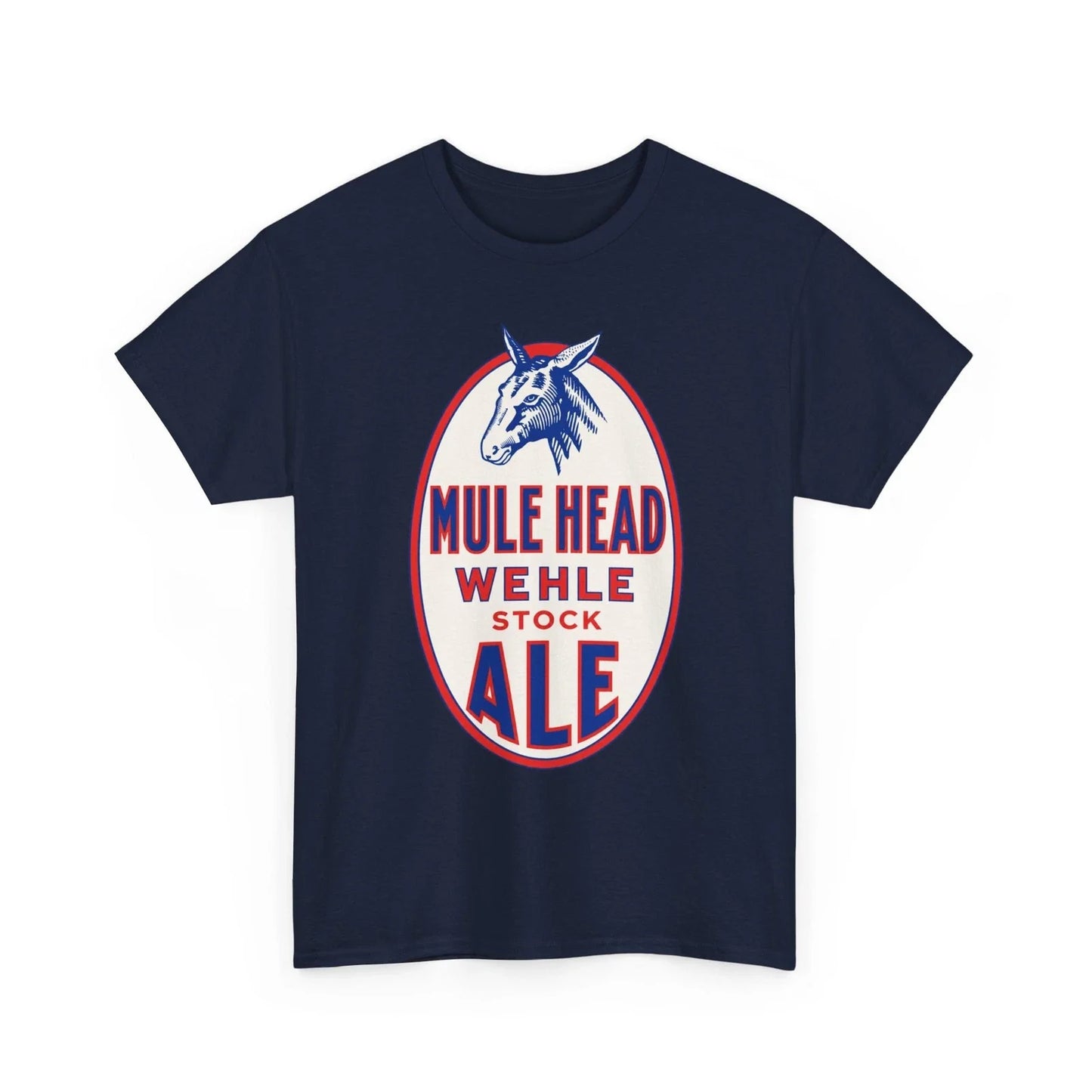 Mule Head Stock Ale Wehle Brewing West Haven CT 1930s Retro Breweriana T-Shirt Unisex T-shirt, Sweatshirt, Hoodie, Long Sleeve Tee - T-Shirt, Sweatshirt, Hoodie