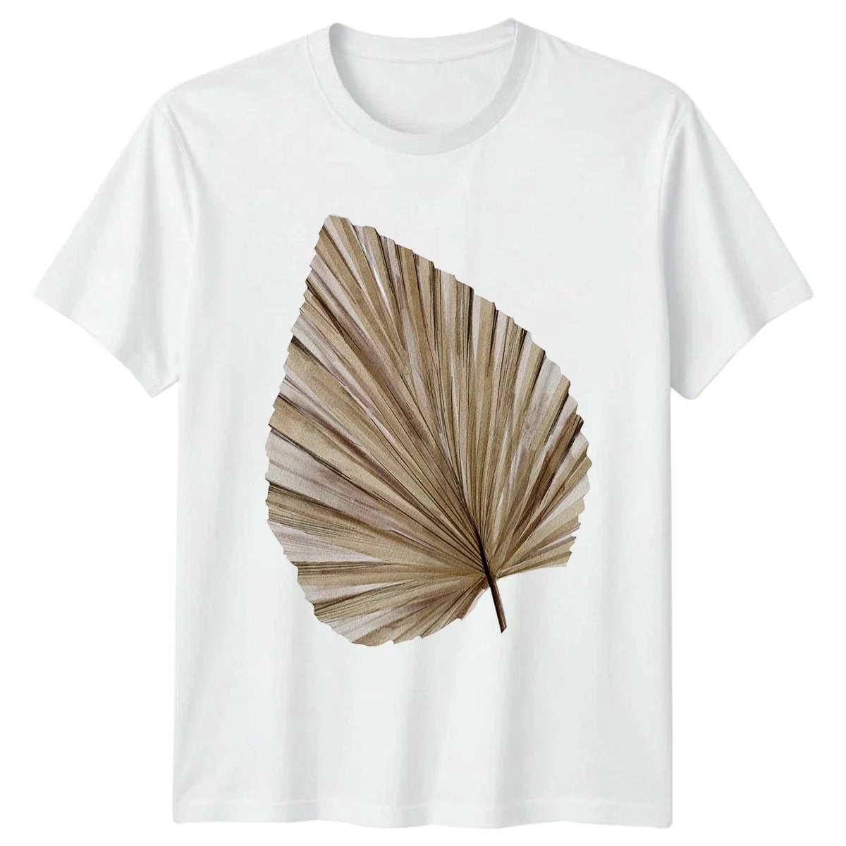 Dried Watercolor Palm Leaf Boho T-Shirt Tropical Nature Birthday Gift Unisex T-shirt, Sweatshirt, Hoodie, Long Sleeve Tee - T-Shirt, Sweatshirt, Hoodie