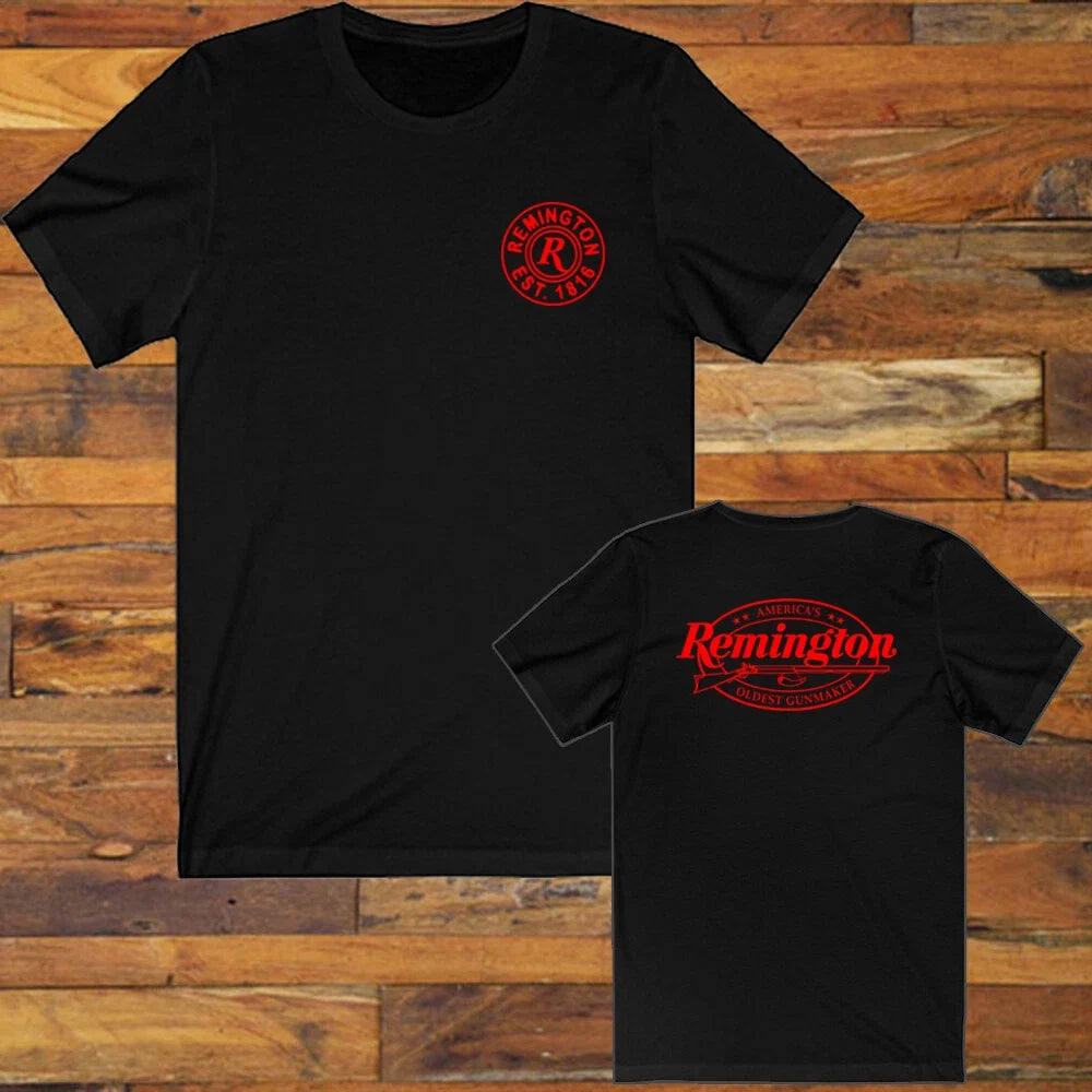 Remington American Gunmaker Guns Firearms Men's Black S-5XL Unisex T-shirt, Sweatshirt, Hoodie, Long Sleeve Tee - T-Shirt, Sweatshirt, Hoodie