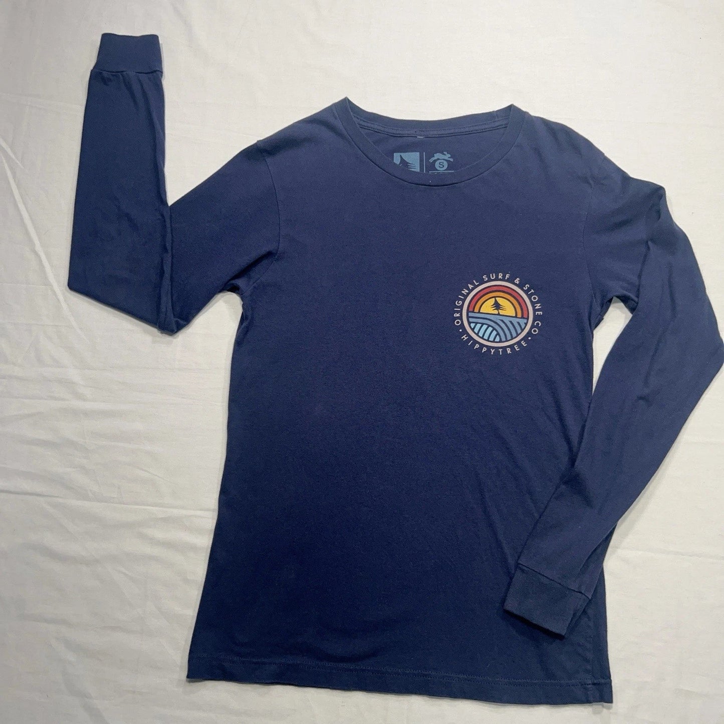 Hippytree mens long Sleeve Graphic navy tee Shirt Outdoor Small Unisex T-shirt, Sweatshirt, Hoodie, Long Sleeve Tee - T-Shirt, Sweatshirt, Hoodie