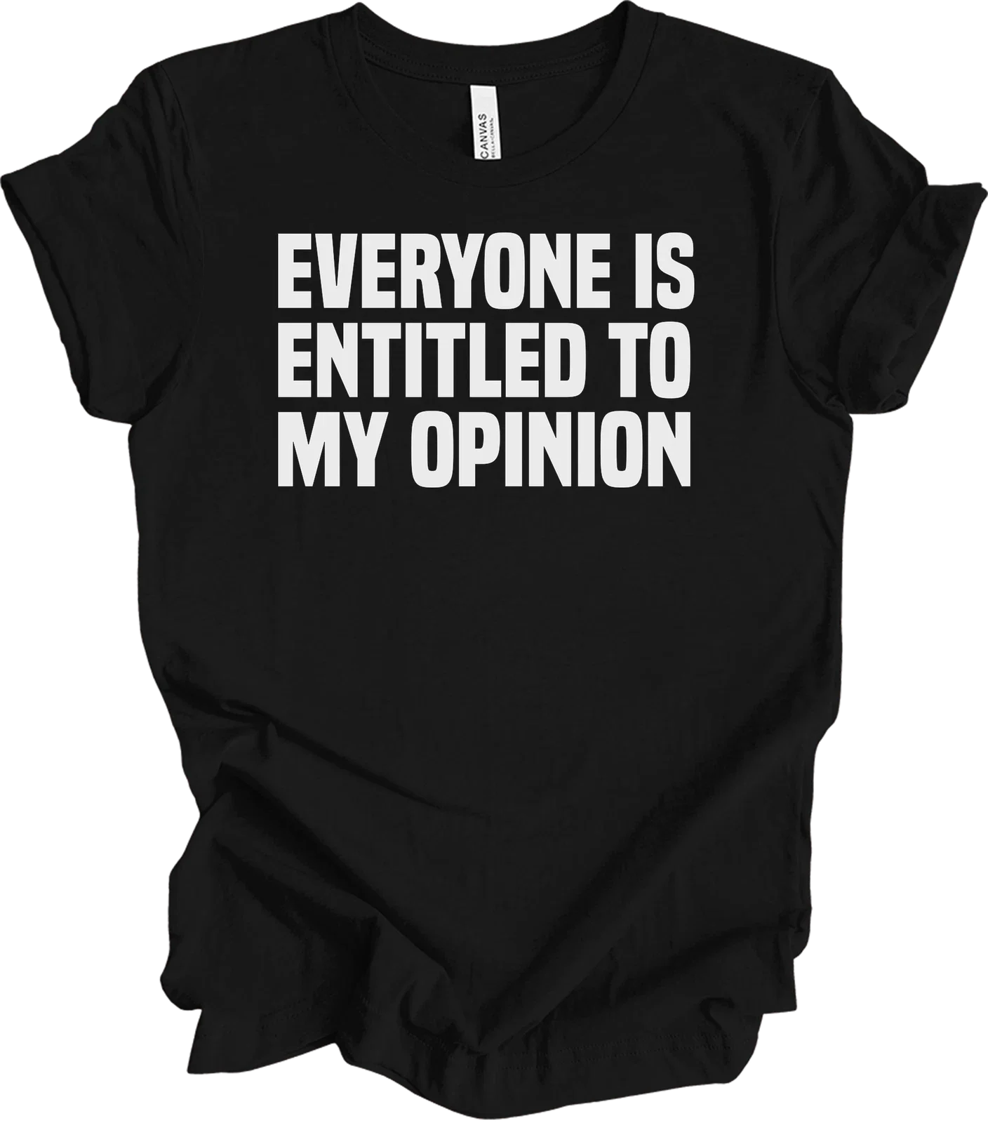 Everyone Is Entitled To My Opinion Funny Sarcastic Humor Gift Tee Shirt Unisex T-shirt, Sweatshirt, Hoodie, Long Sleeve Tee - T-Shirt, Sweatshirt, Hoodie