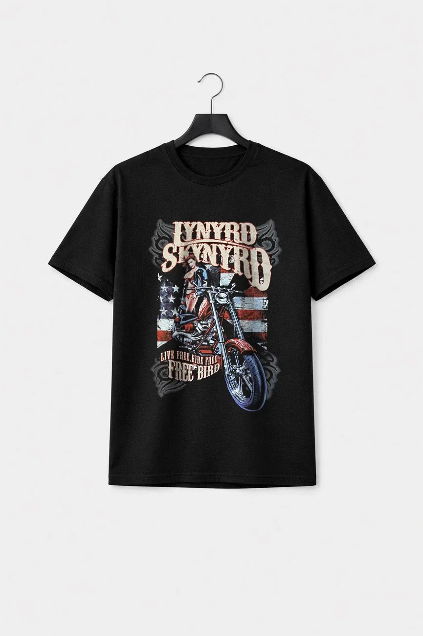 Lynyrd Skynyrd Ride Free Premium Carbon Finish T Shirt Unisex T-shirt, Sweatshirt, Hoodie, Long Sleeve Tee - T-Shirt, Sweatshirt, Hoodie