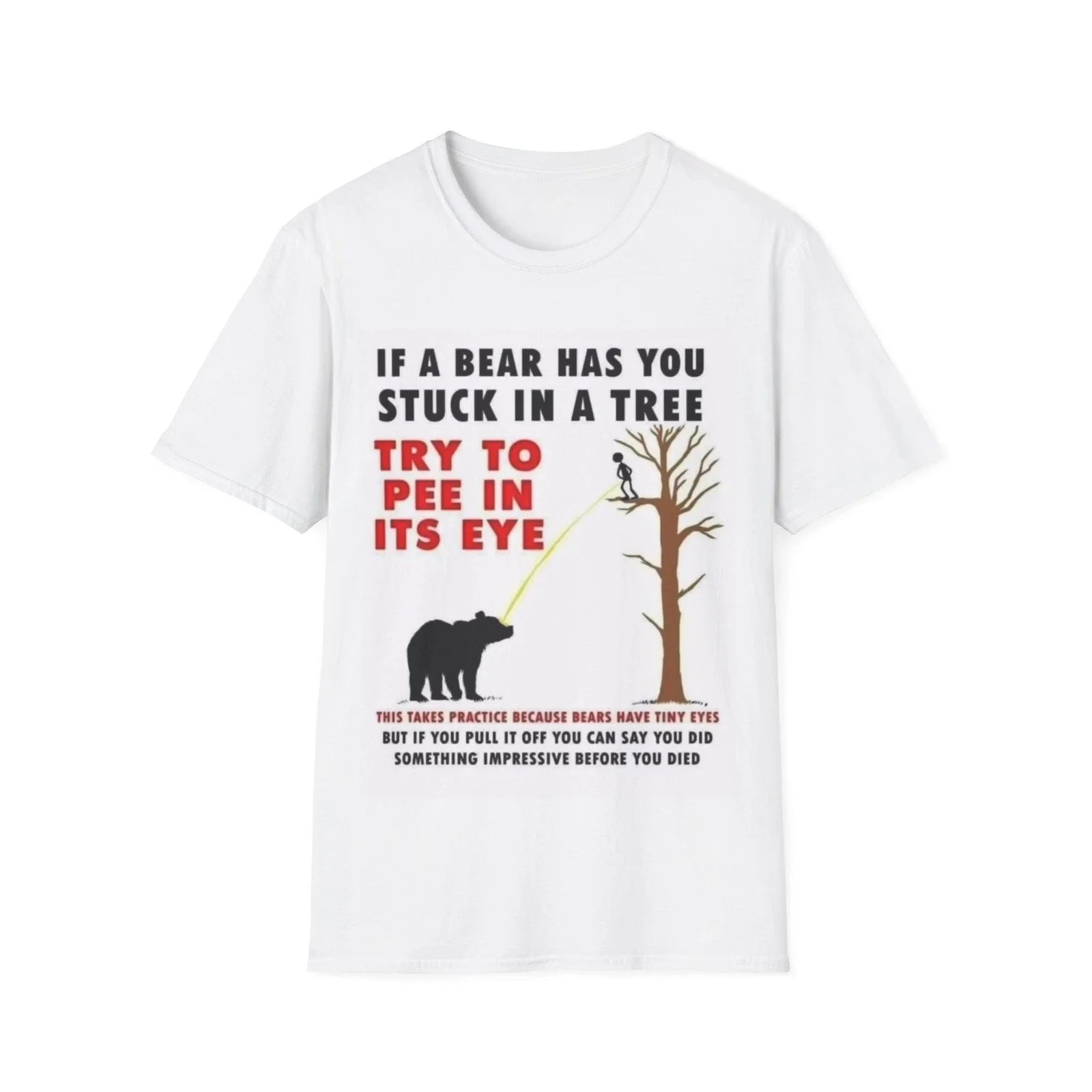 piss on a bear meme tee Unisex T-shirt, Sweatshirt, Hoodie, Long Sleeve Tee - T-Shirt, Sweatshirt, Hoodie
