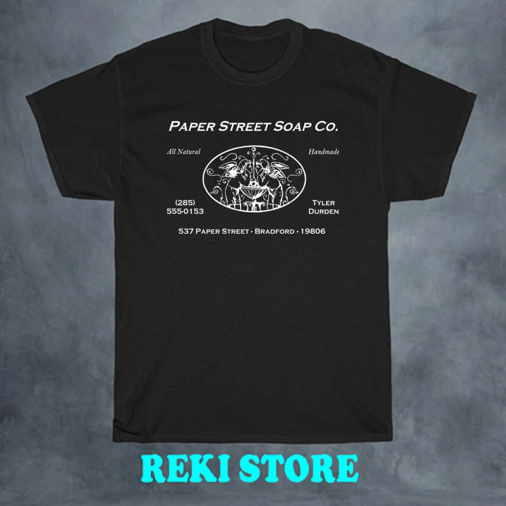 Paper Street Soap Co Fight Club 90's Men's Black Size S-5XL Unisex T-shirt, Sweatshirt, Hoodie, Long Sleeve Tee - T-Shirt, Sweatshirt, Hoodie