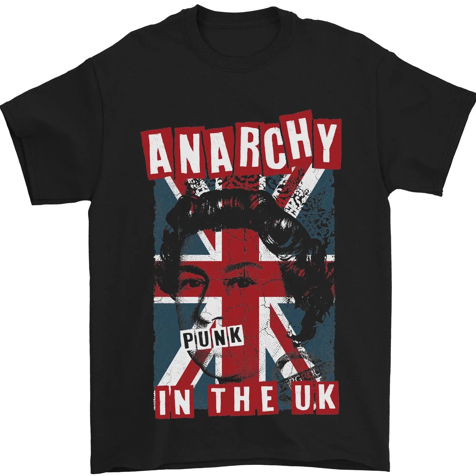 Anarchy in the UK Punk Music Rock Mens T-Shirt 100% Cotton Unisex T-shirt, Sweatshirt, Hoodie, Long Sleeve Tee - T-Shirt, Sweatshirt, Hoodie