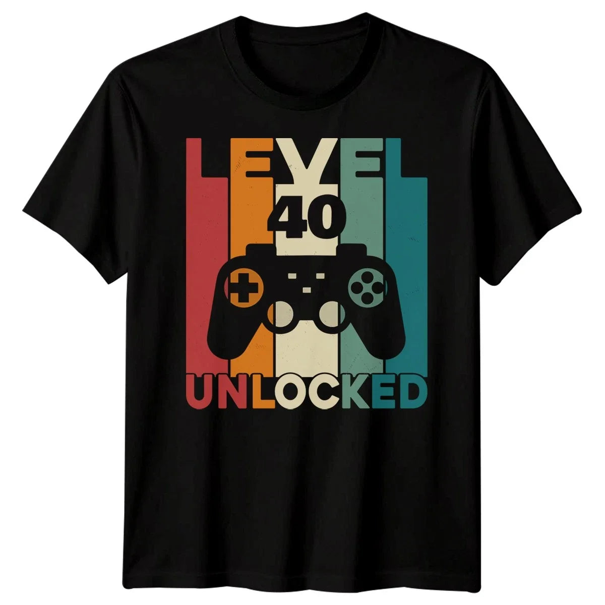 Level 40 Unlocked Gaming Birthday Mens T-Shirt Womens Tee Graphic Unisex Tee Unisex T-shirt, Sweatshirt, Hoodie, Long Sleeve Tee - T-Shirt, Sweatshirt, Hoodie