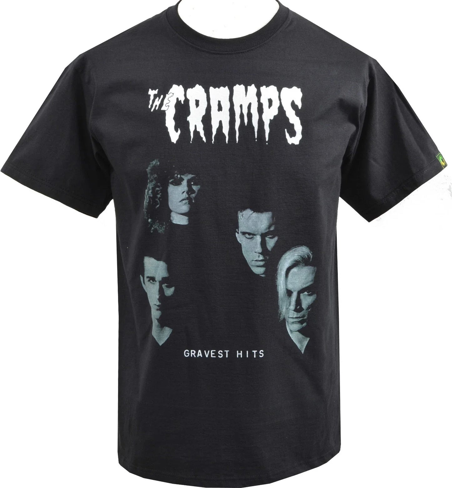 The Cramps Mens Psychobilly T-Shirt Gravest Hits Album Garage Horror S-5XL Unisex T-shirt, Sweatshirt, Hoodie, Long Sleeve Tee - T-Shirt, Sweatshirt, Hoodie