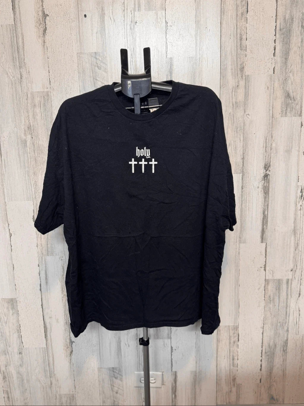 VLLA Holy Skull Psalm 23:4 Graphic Tee | Oversized Christian Streetwear T-Shirt Unisex T-shirt, Sweatshirt, Hoodie, Long Sleeve Tee - T-Shirt, Sweatshirt, Hoodie