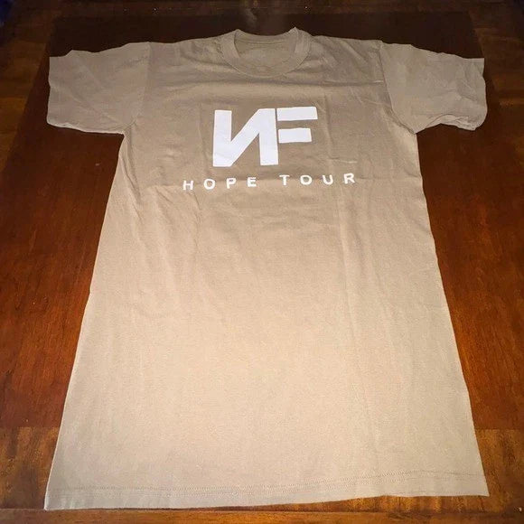 NF Hope Tour Graphic T-Shirt Tan Hip Hop Rap Tour Merch Shirt Unisex T-shirt, Sweatshirt, Hoodie, Long Sleeve Tee - T-Shirt, Sweatshirt, Hoodie