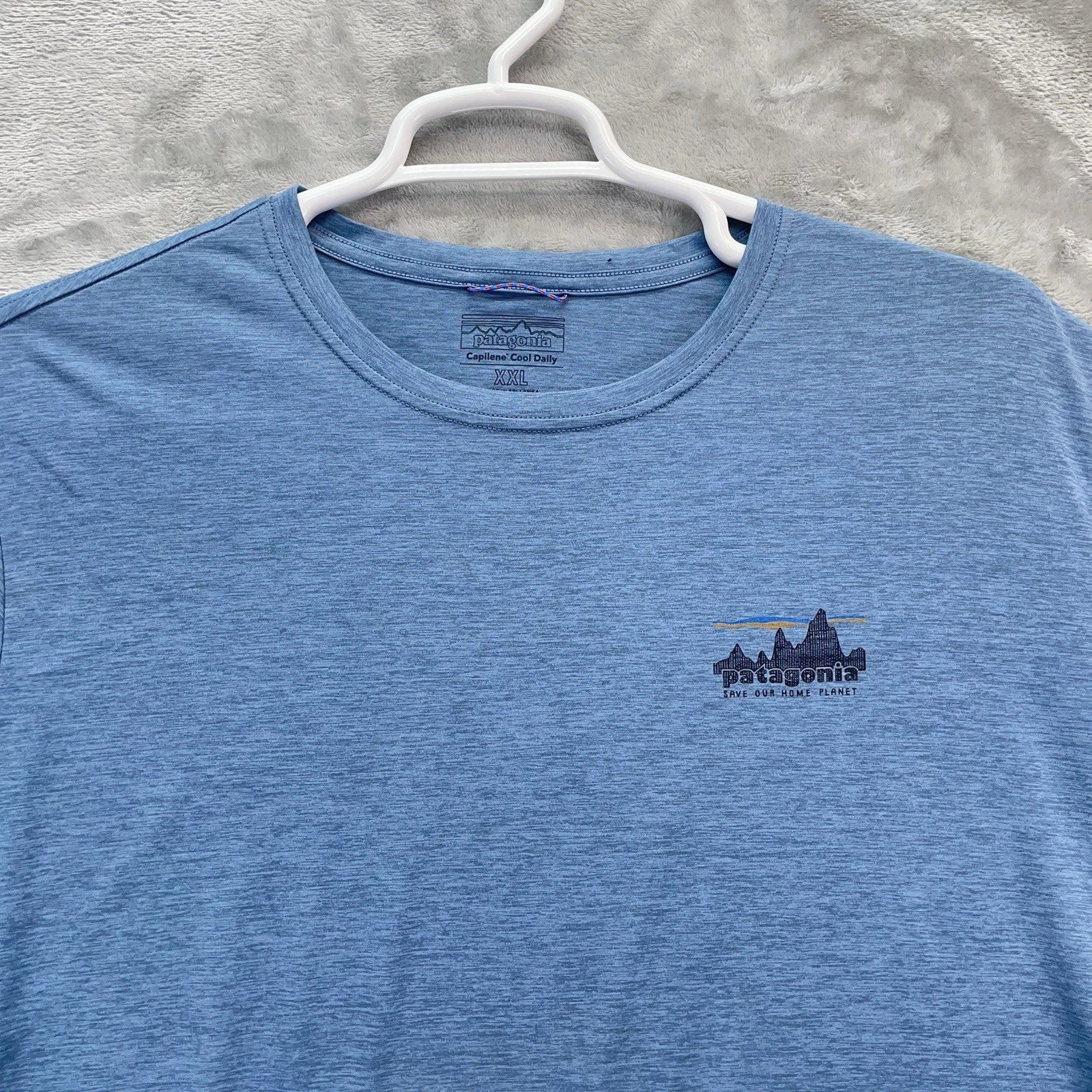 Patagonia shirt men 2XL Capilene Cool Daily Hiking wicking UPF 50 workwear tech Unisex T-shirt, Sweatshirt, Hoodie, Long Sleeve Tee - T-Shirt, Sweatshirt, Hoodie